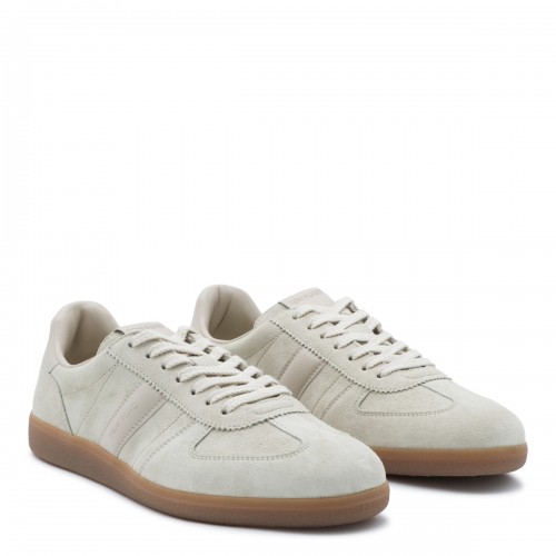 CREAM LEATHER SNEAKERS 2