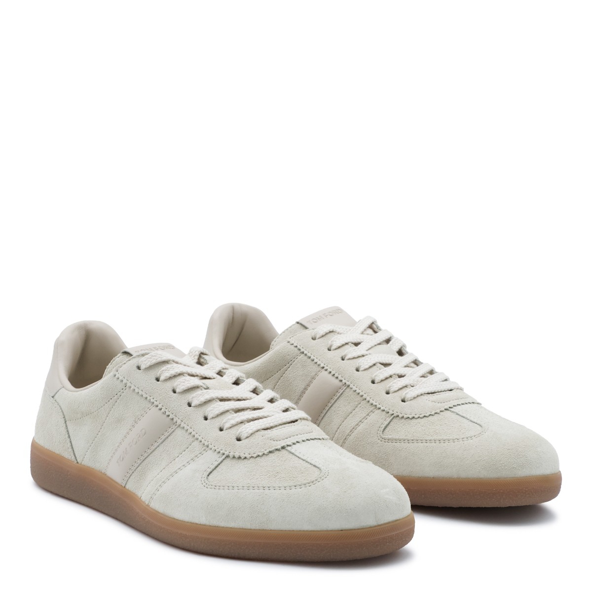 CREAM LEATHER SNEAKERS