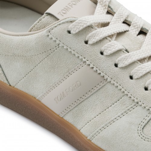CREAM LEATHER SNEAKERS