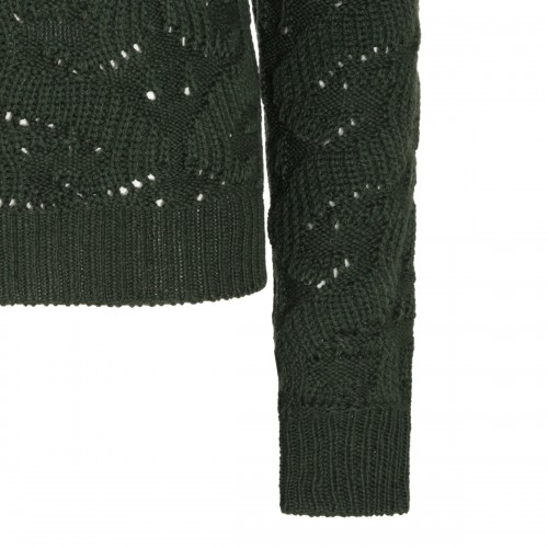 GREEN WOOL BLEND SWEATER
