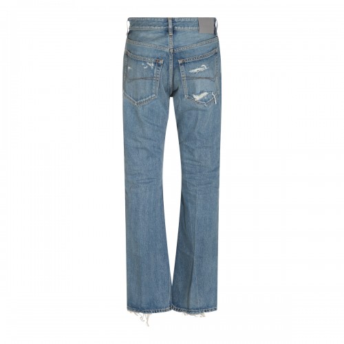 BLUE COTTON DENIM JEANS 2