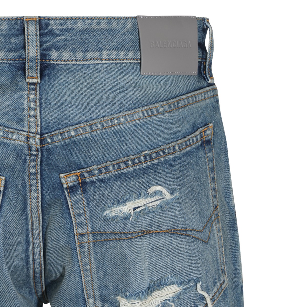 BLUE COTTON DENIM JEANS