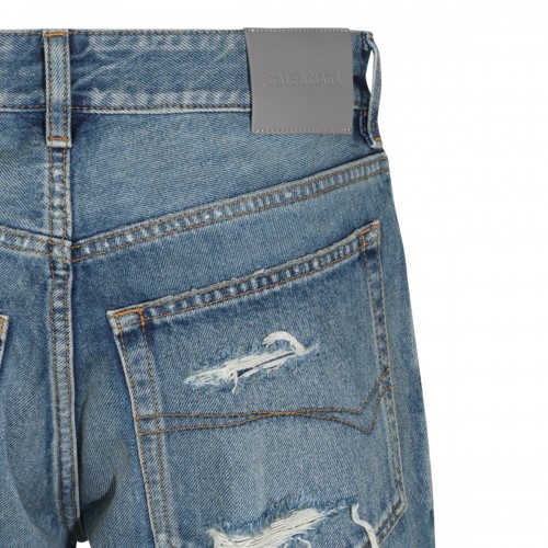 BLUE COTTON DENIM JEANS