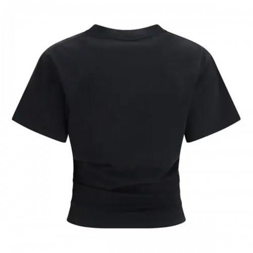 BLACK COTTON PALM T-SHIRT