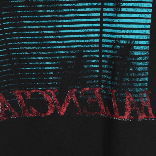 BLACK COTTON PALM T-SHIRT