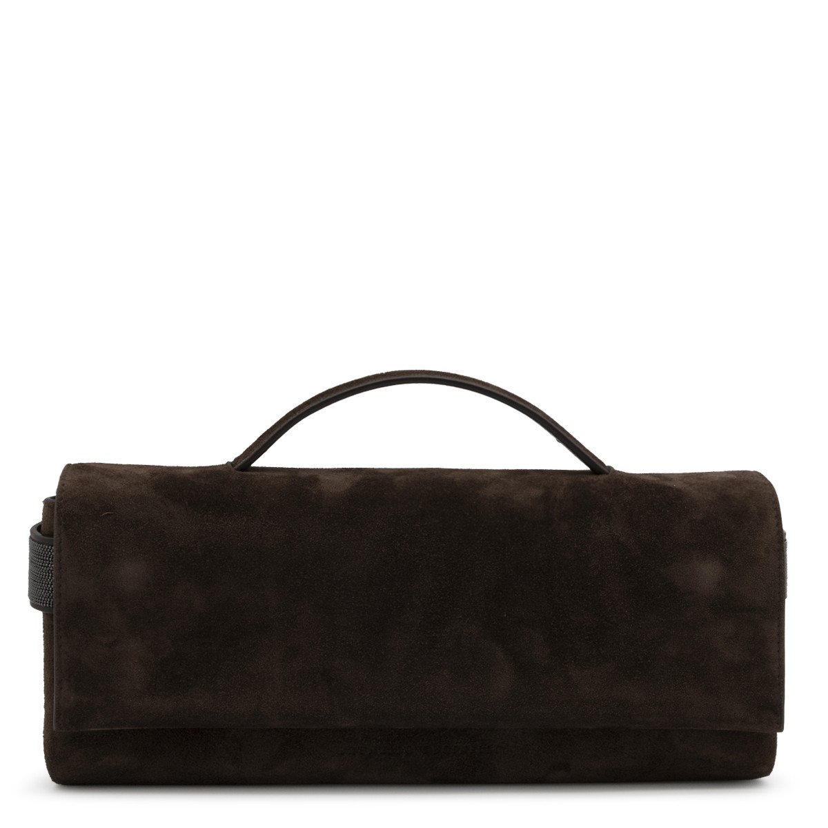 ESPRESSO LEATHER MONILI ESSENCE CLUTCH