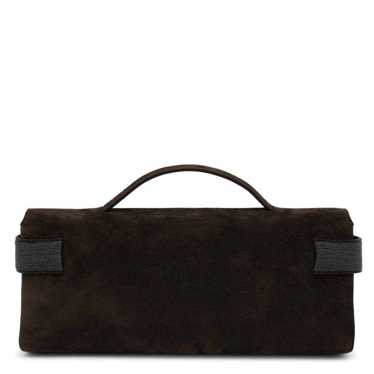 ESPRESSO LEATHER MONILI ESSENCE CLUTCH