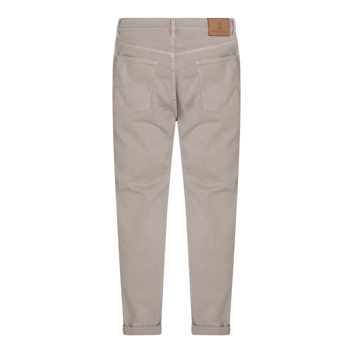 TAUPE DENIM STRETCH JEANS