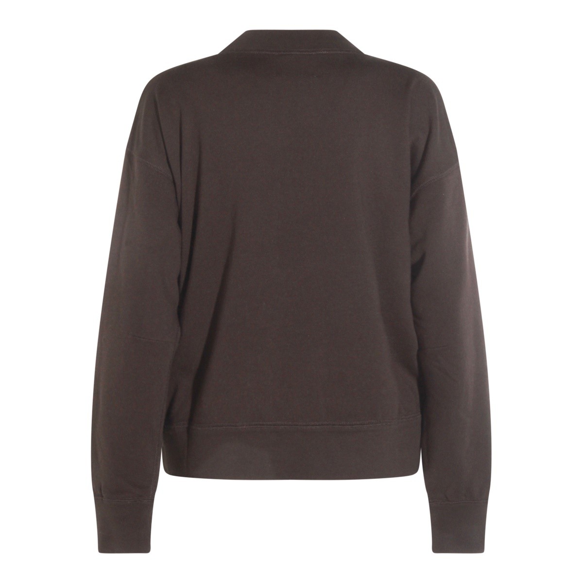 FADED BLACK COTTON MOBY SWEATSHIRT
