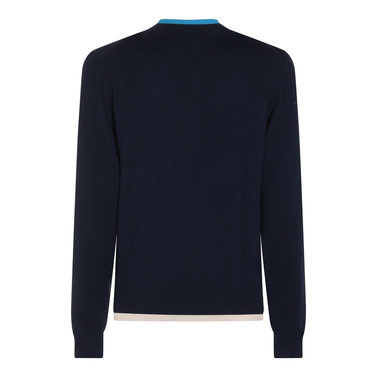 BLUE AND LIGHT BLUE CASHMERE SWEATER
