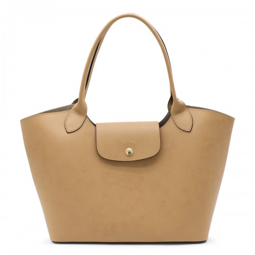 BEIGE LEATHER EPURE SAC...