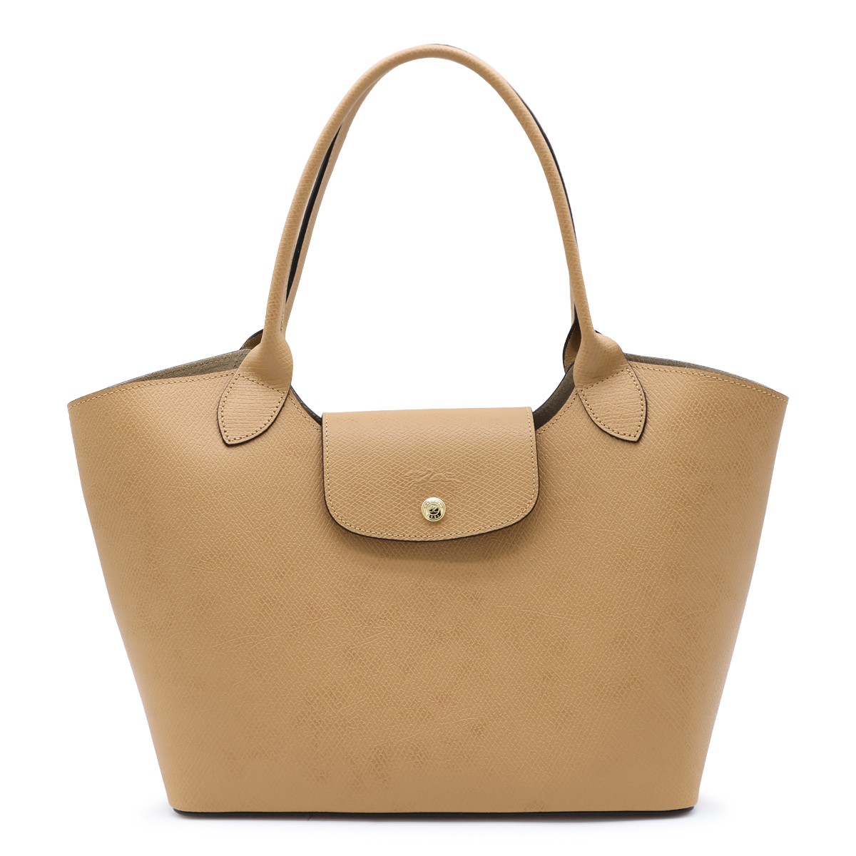 BEIGE LEATHER EPURE SAC PORTE EPAULE...