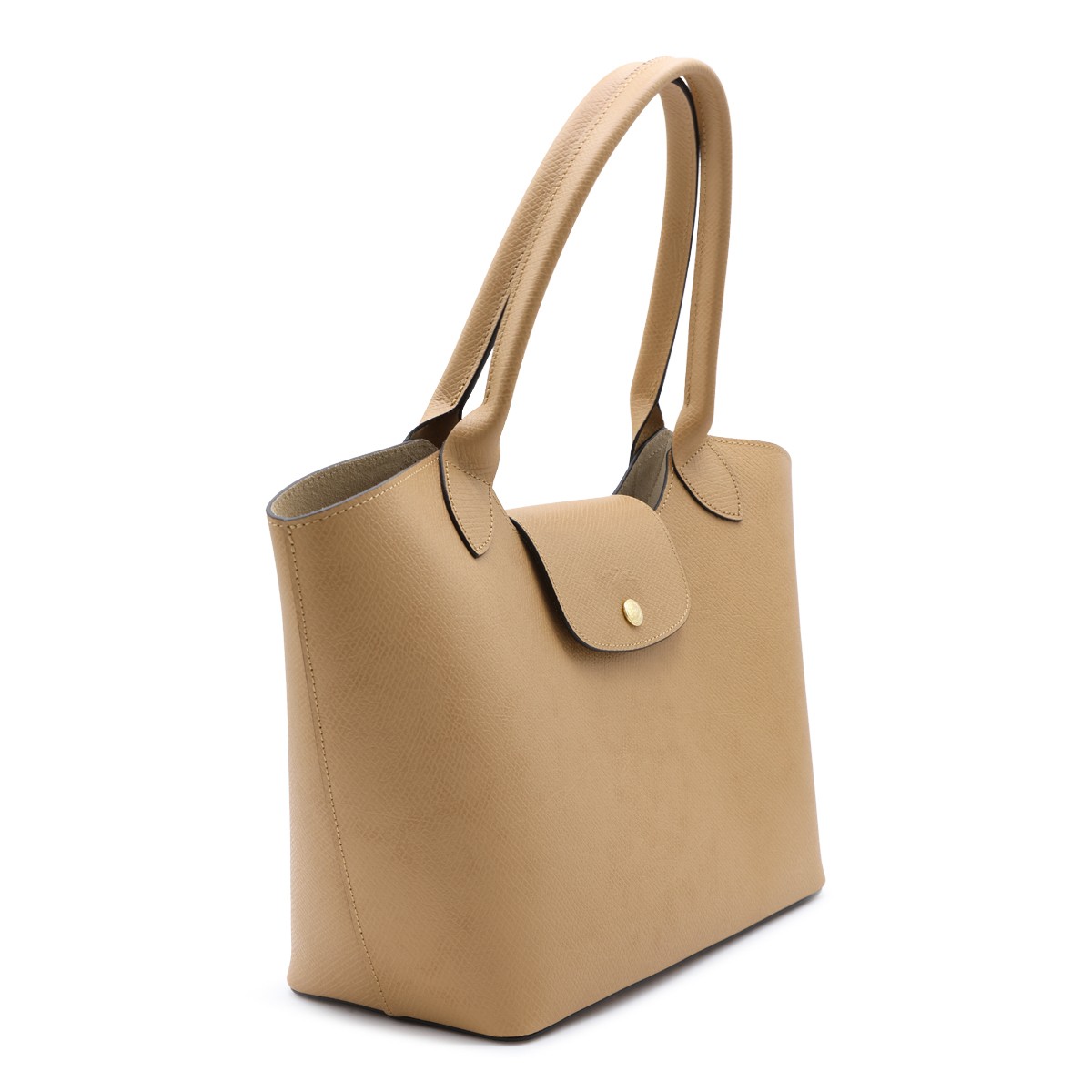 BEIGE LEATHER EPURE SAC PORTE EPAULE...