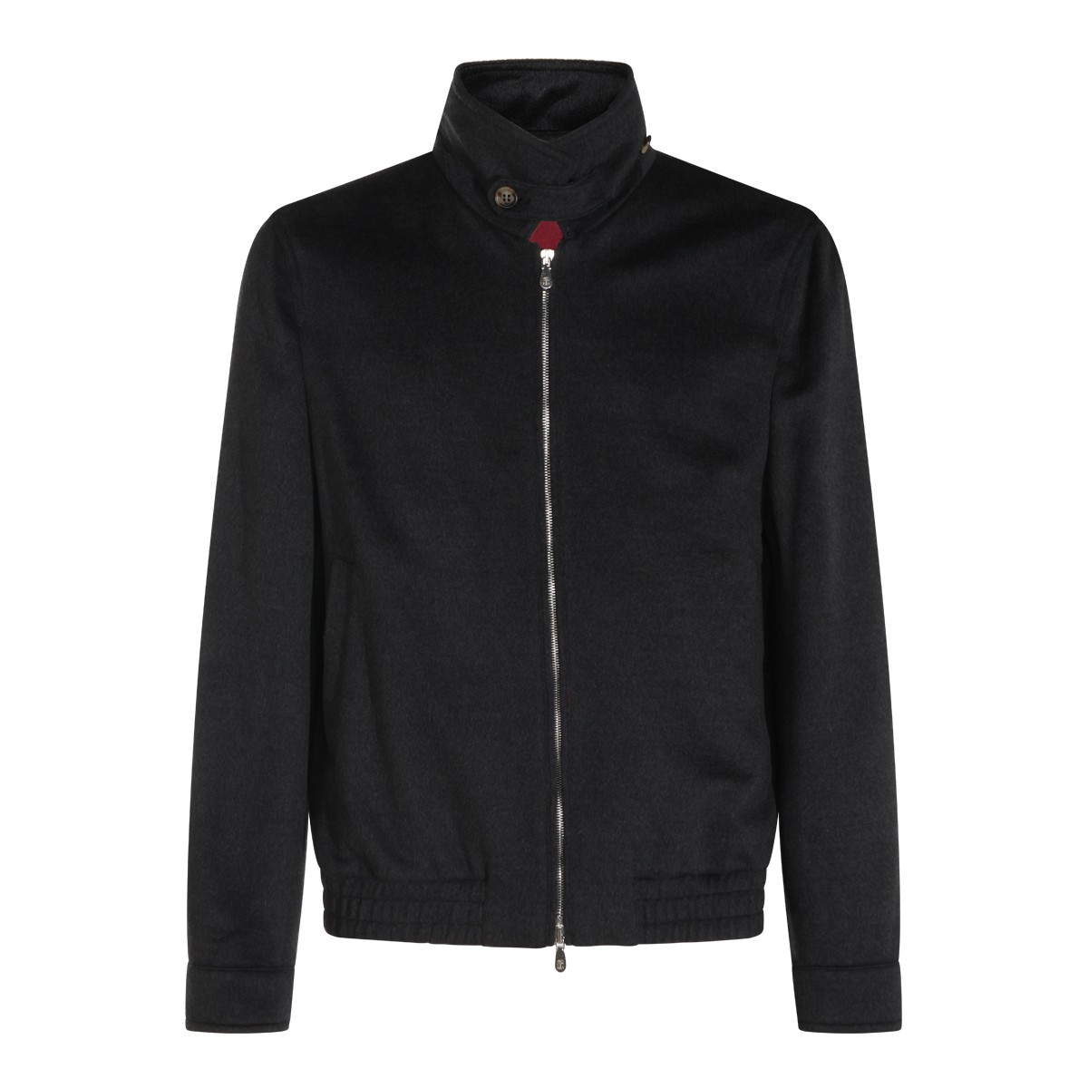 ANTHRACITE VIRGIN WOOL CASUAL JACKET