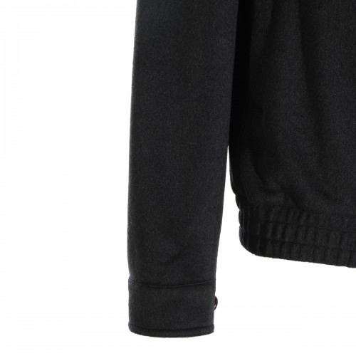 ANTHRACITE VIRGIN WOOL CASUAL JACKET