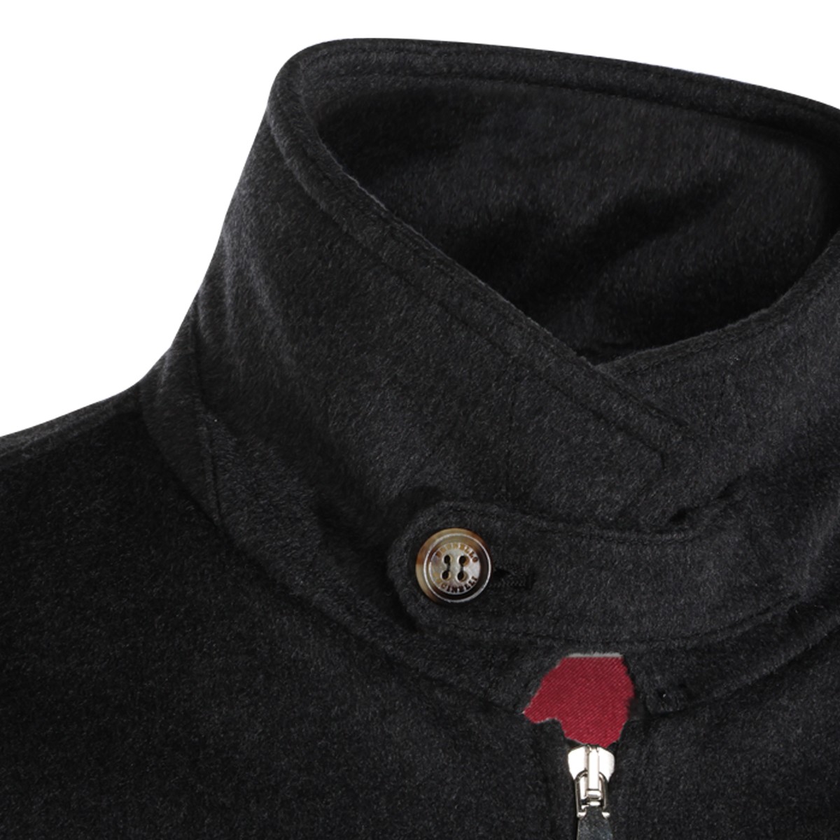 ANTHRACITE VIRGIN WOOL CASUAL JACKET