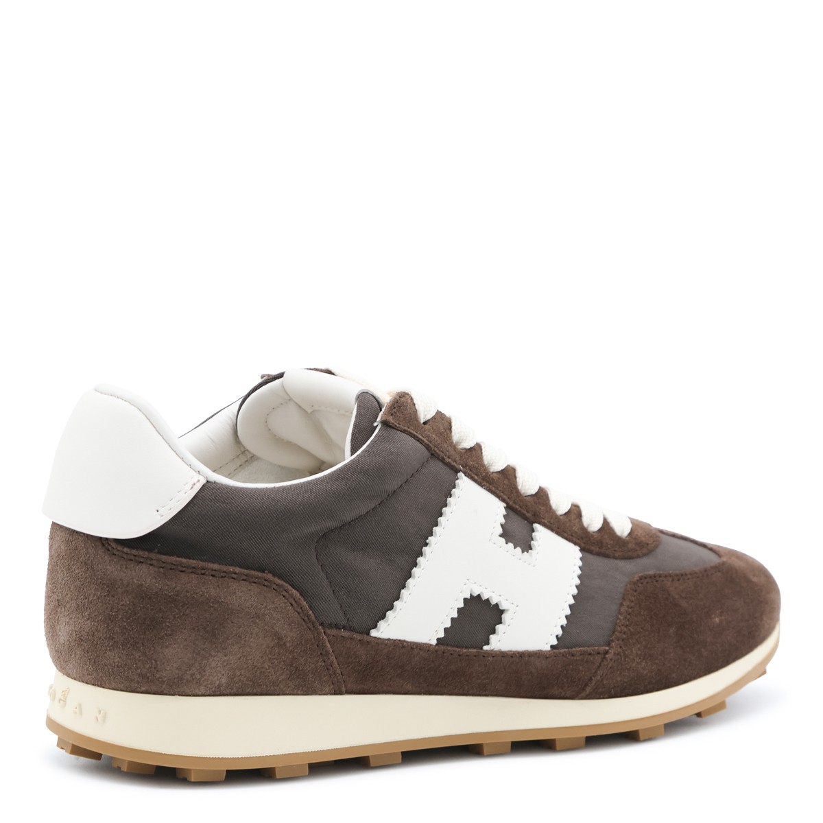 BROWN SUEDE AHTLETIC SNEAKERS