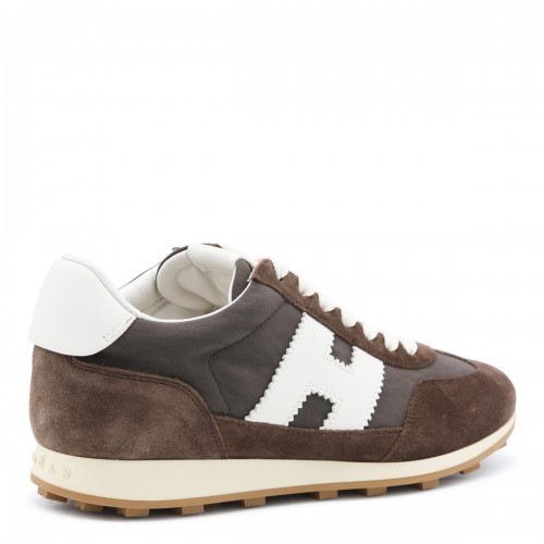 BROWN SUEDE AHTLETIC SNEAKERS