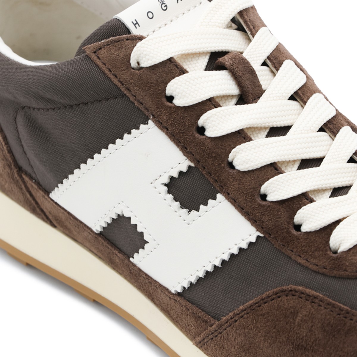 BROWN SUEDE AHTLETIC SNEAKERS