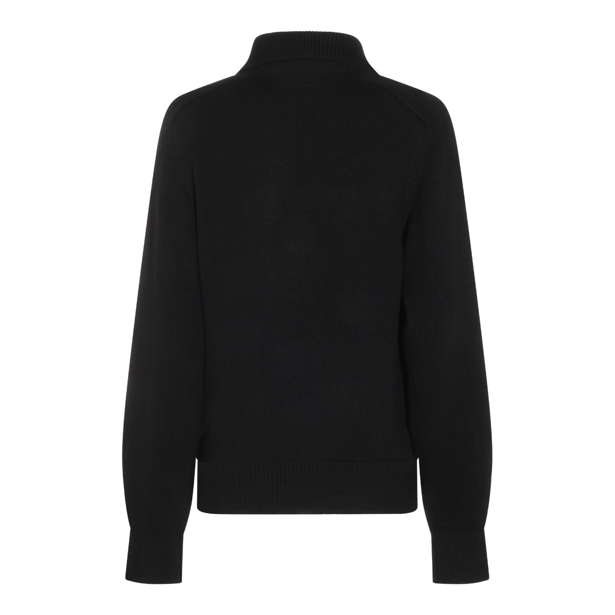 BLACK CASHMERE JACKSON SWEATER