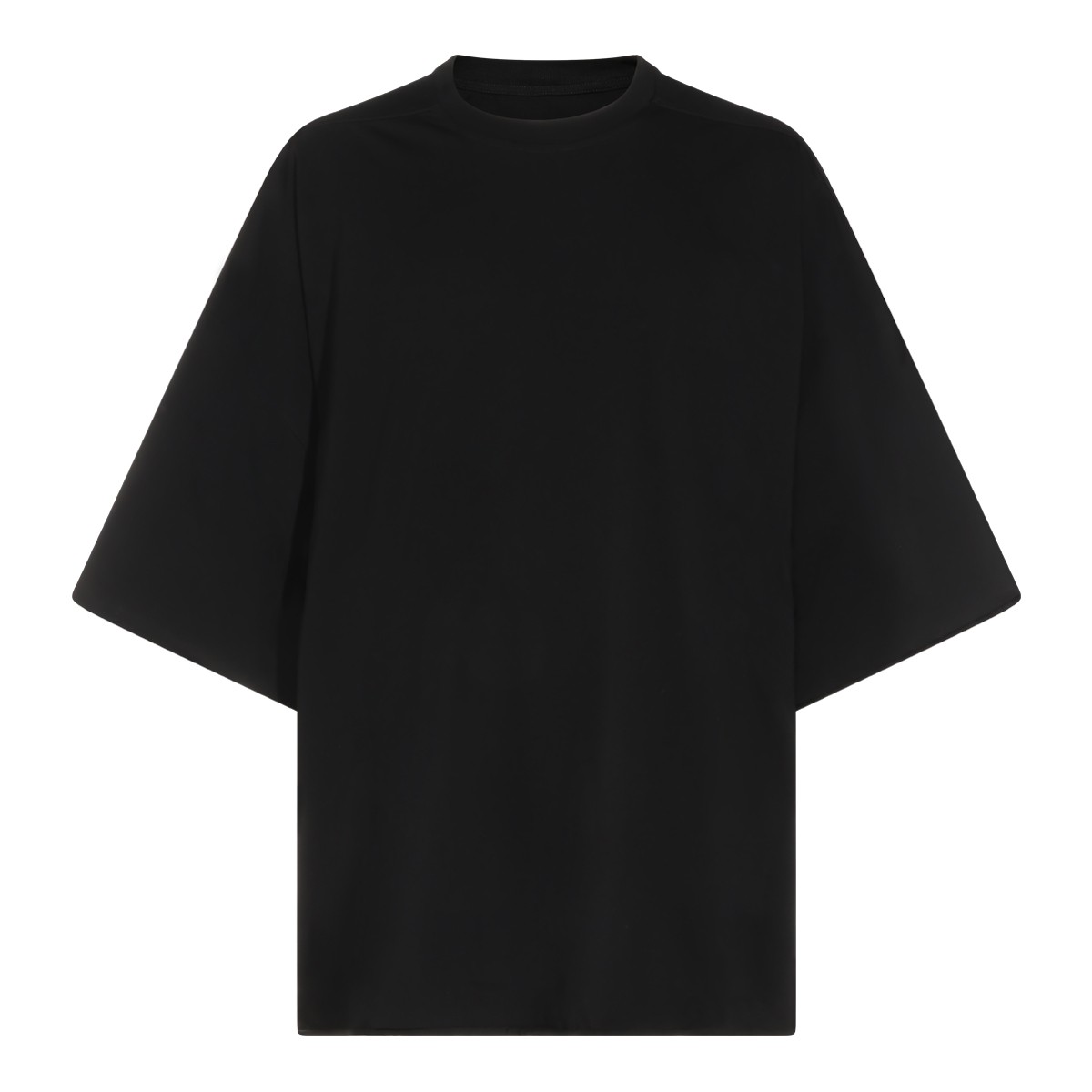 BLACK COTTON TOMMY T-SHIRT