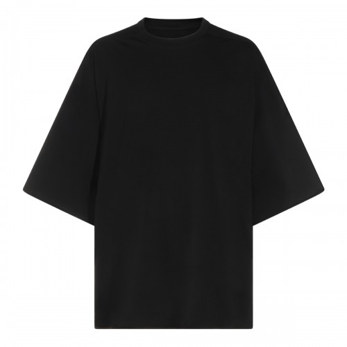 BLACK COTTON TOMMY T-SHIRT