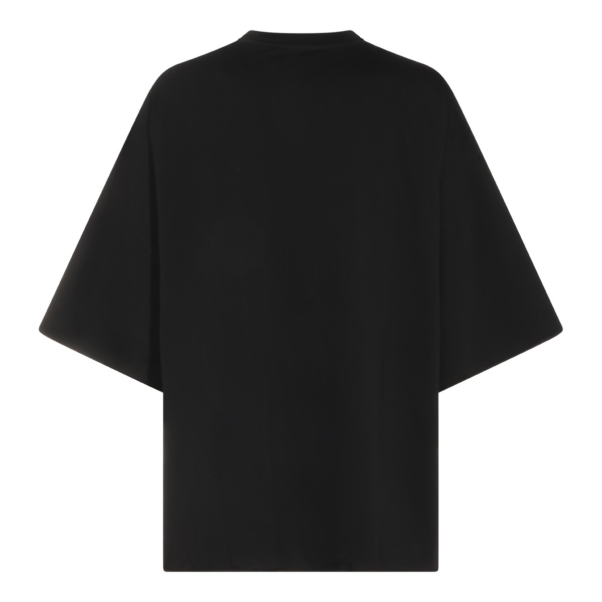 BLACK COTTON TOMMY T-SHIRT