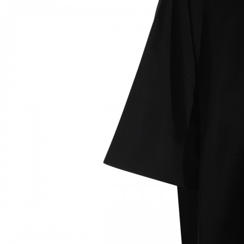 BLACK COTTON TOMMY T-SHIRT