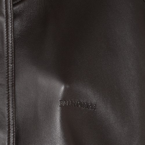 BLACK LEATHER VEST JACKET