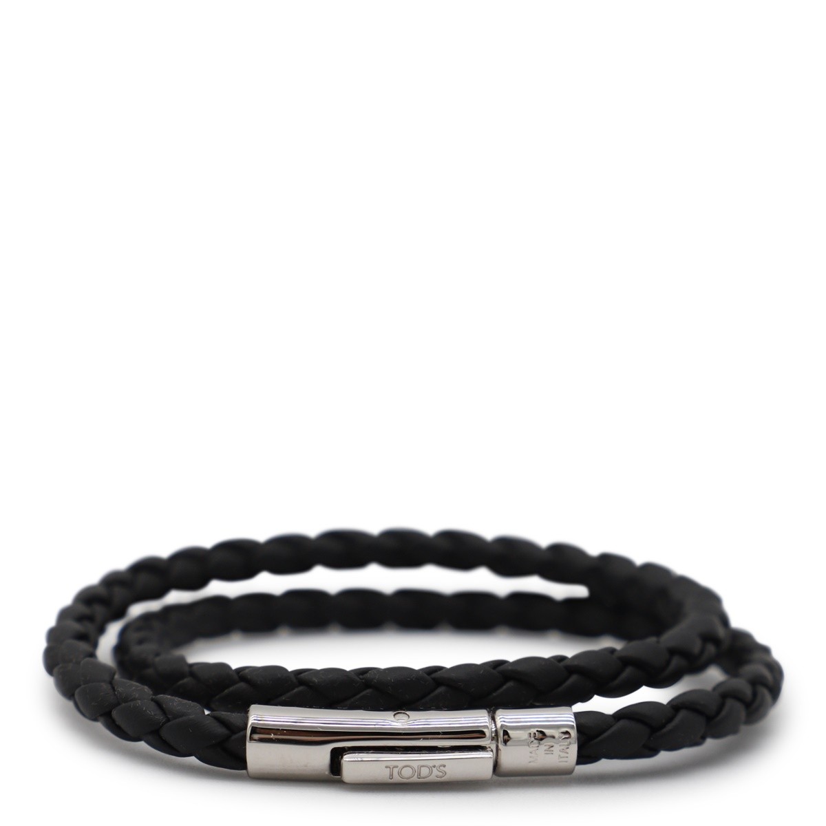 BLACK LEATHER BRACELET