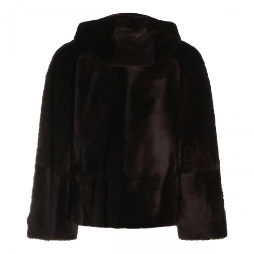 BLACK SHEARLING JACKET 2