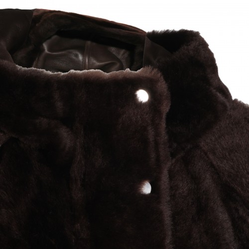 BLACK SHEARLING JACKET