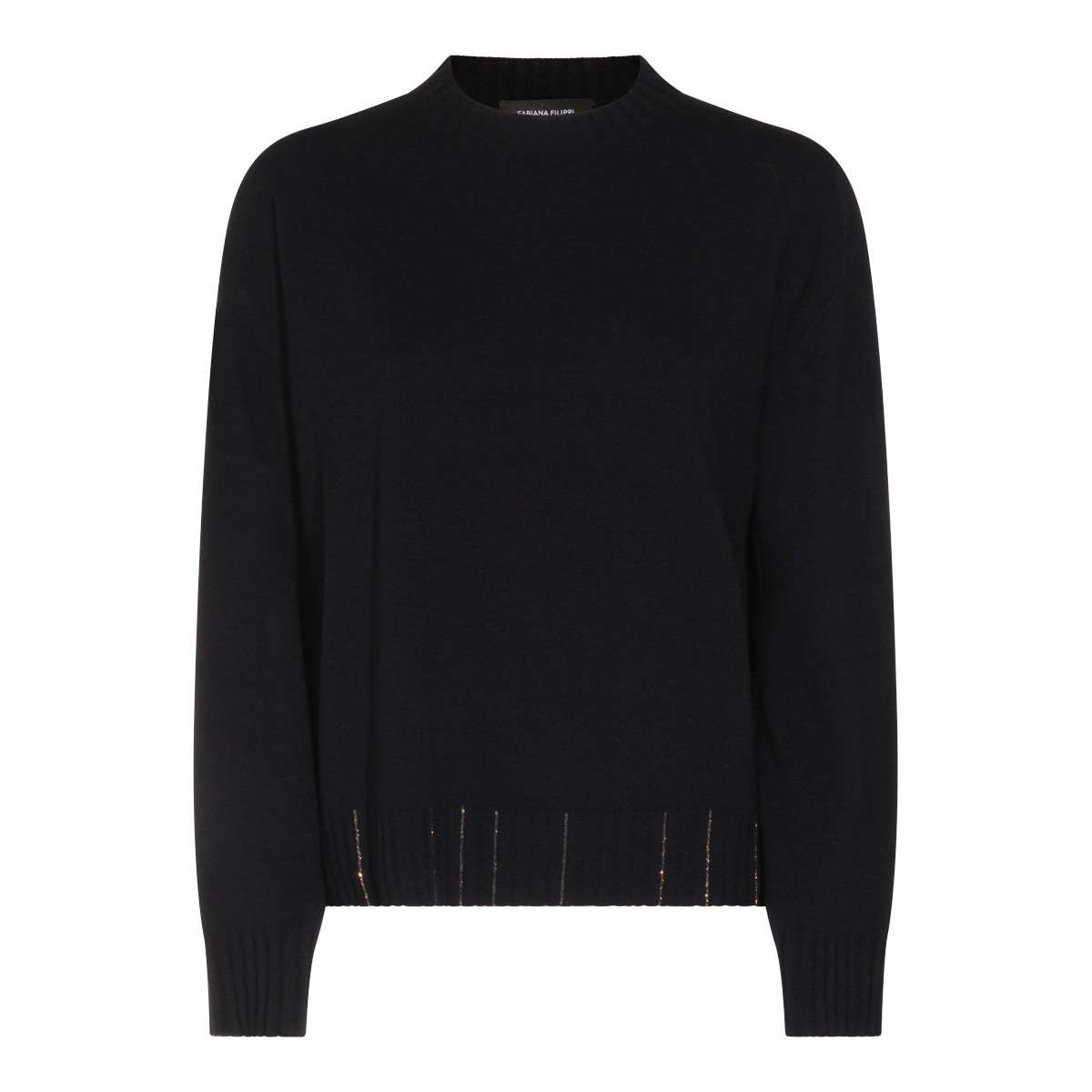 BLUE NOTTE VIRGIN WOOL CASHMERE AND...