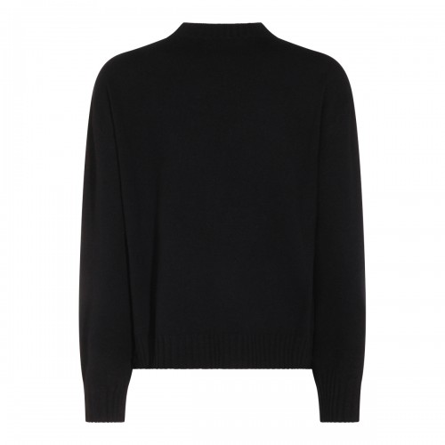 BLUE NOTTE VIRGIN WOOL CASHMERE AND SILK BLEND SWEATER