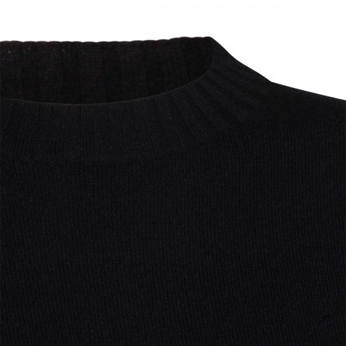 BLUE NOTTE VIRGIN WOOL CASHMERE AND SILK BLEND SWEATER