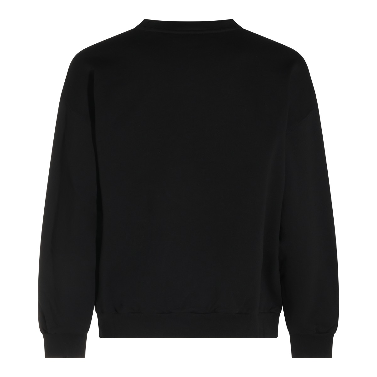 BLACK COTTON SWEATSHIRT