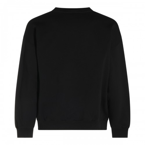 BLACK COTTON SWEATSHIRT