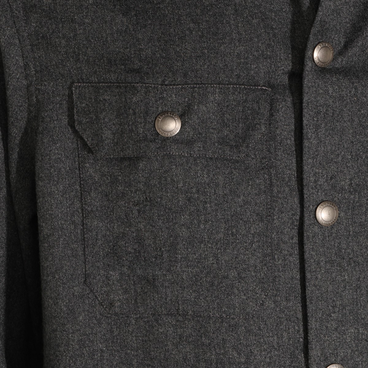 DARK GREY WOOL SHIRT