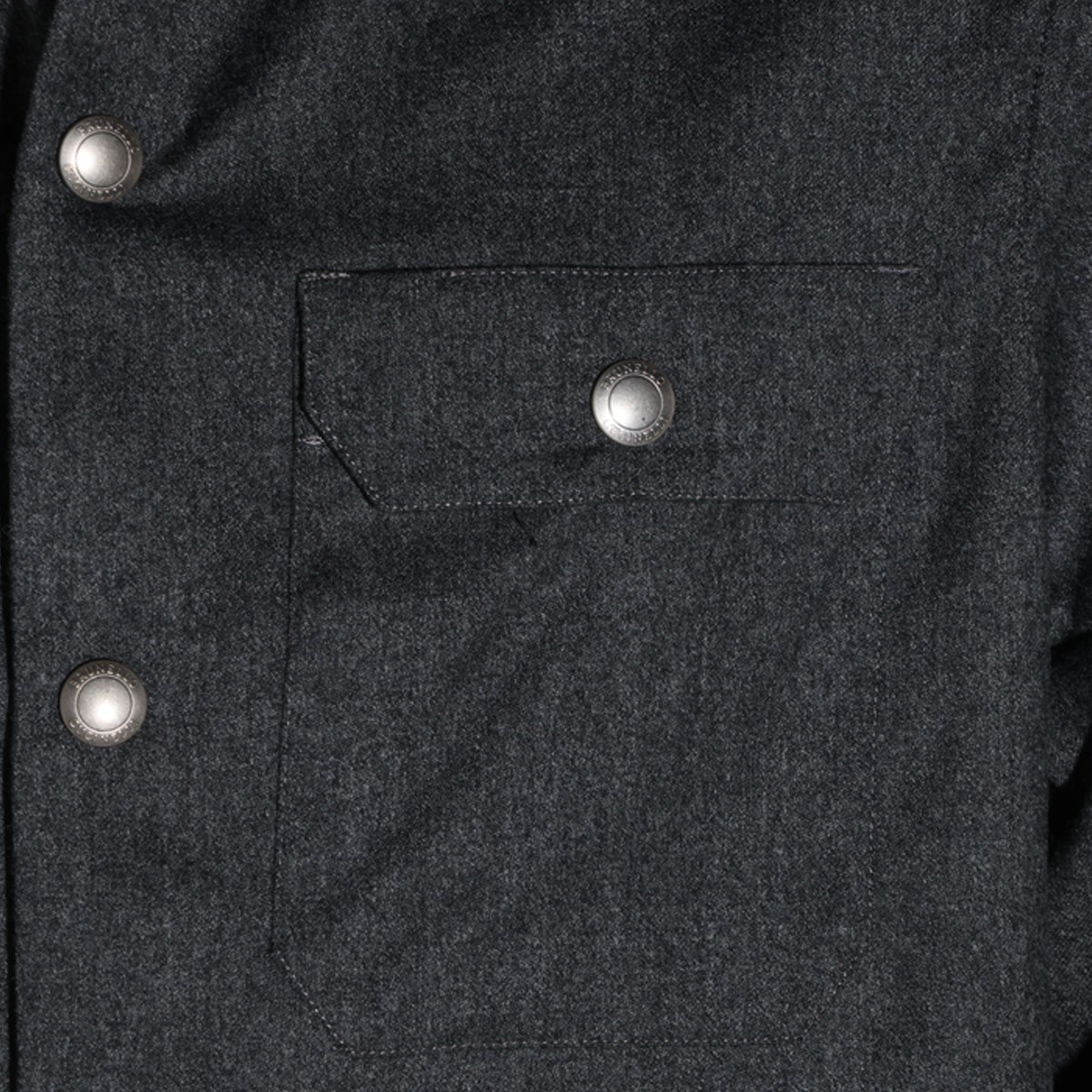 DARK GREY WOOL SHIRT