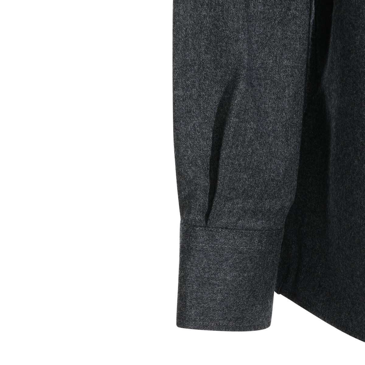 DARK GREY WOOL SHIRT