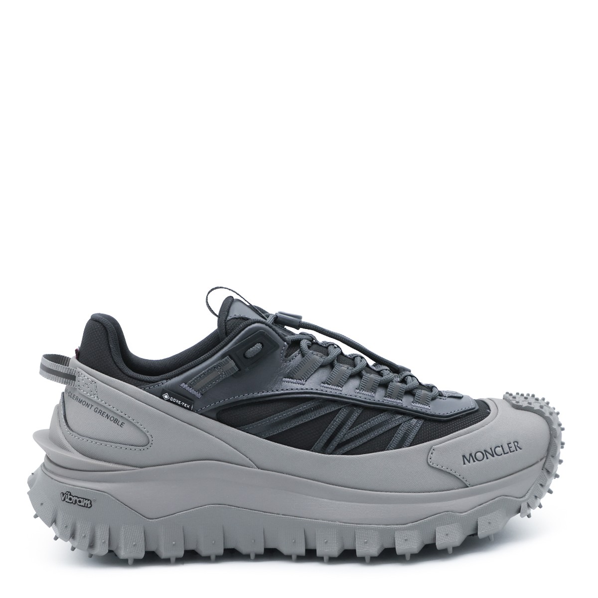 GREY AND BLACK TRAILGRIP SNEAKERS