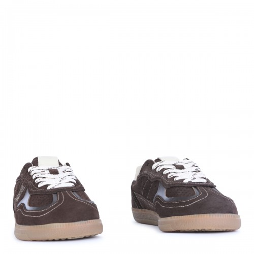 BROWN LEATHER SNEAKERS 2