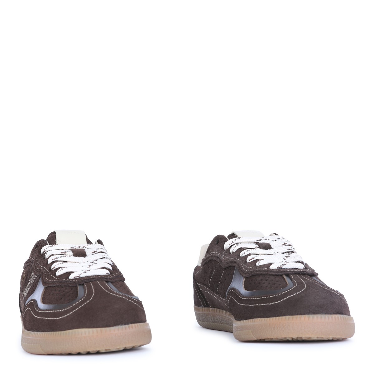 BROWN LEATHER SNEAKERS