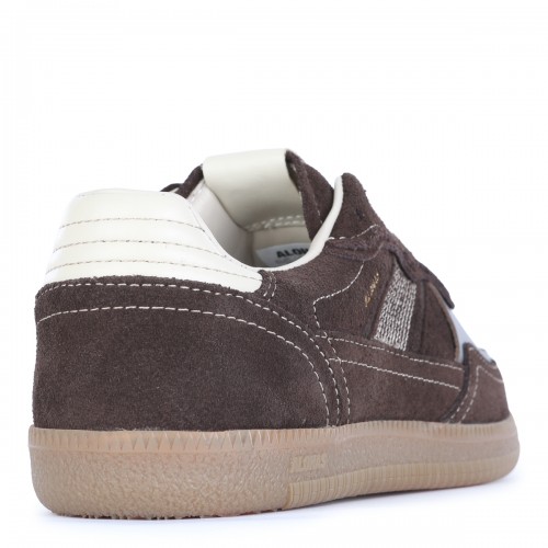 BROWN LEATHER SNEAKERS