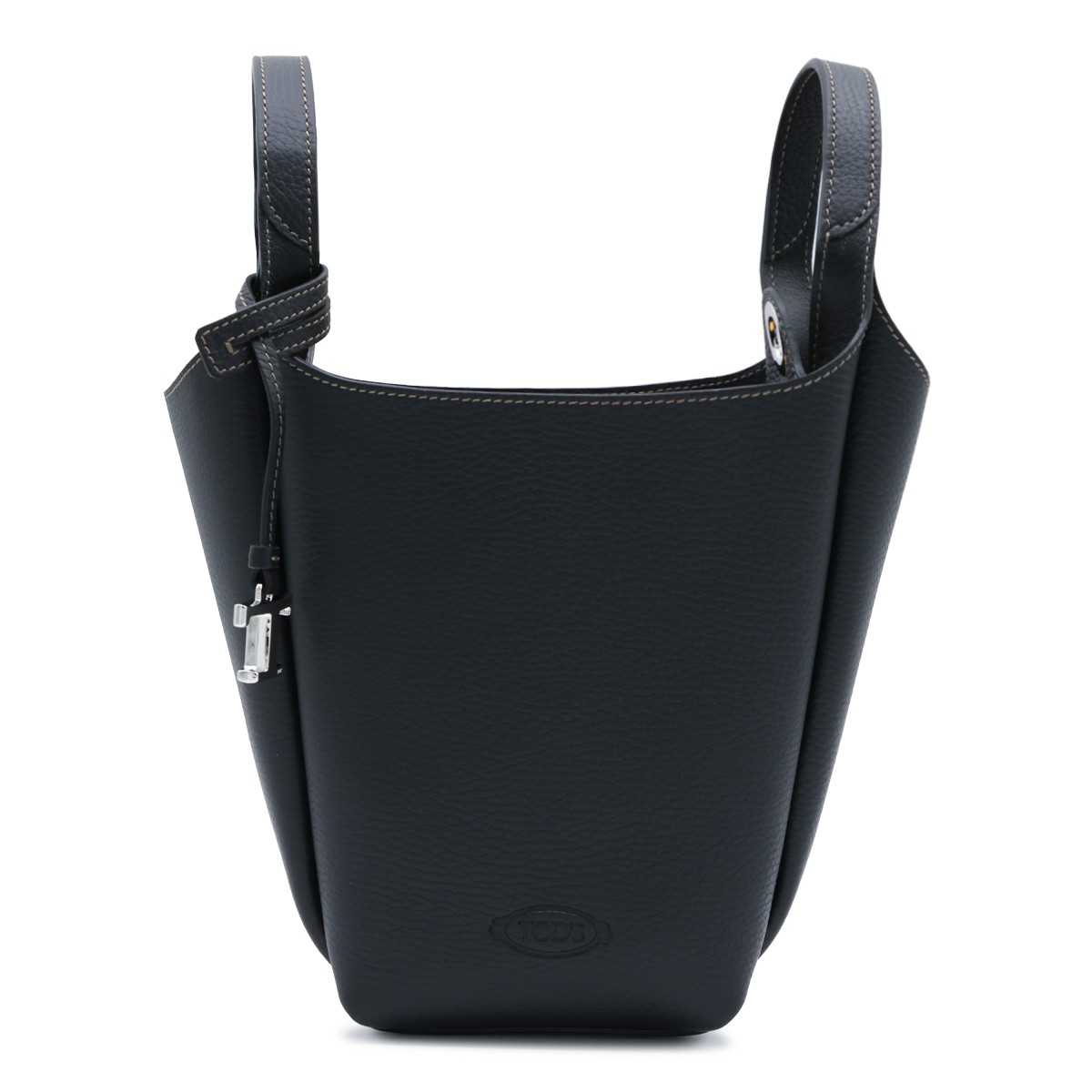 BLACK LEATHER APA MINI SATCHEL