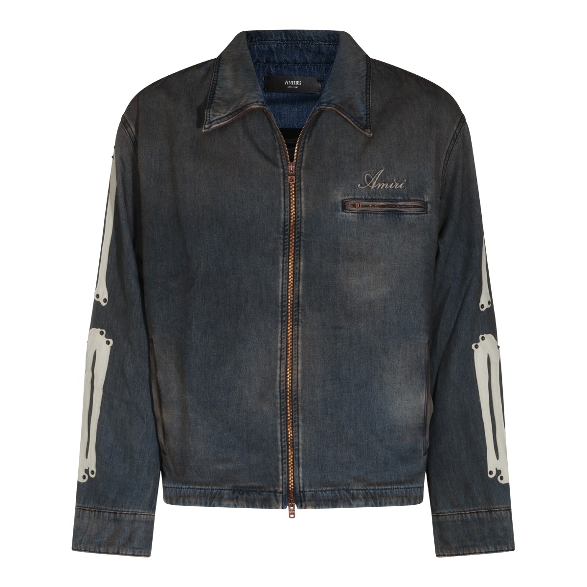 DARK DUST LEA BONES COTTON CASUAL JACKET