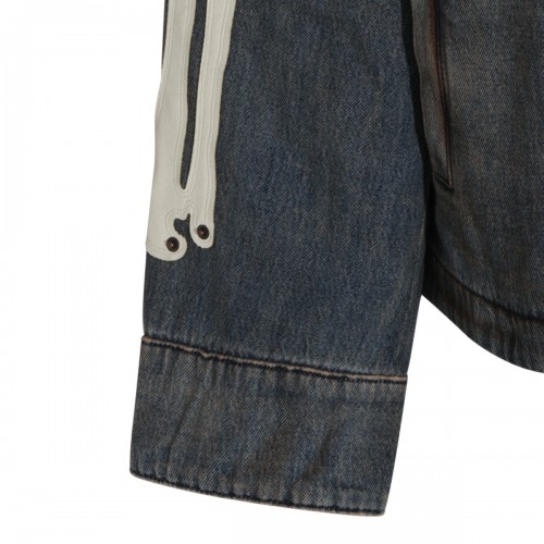 DARK DUST LEA BONES COTTON CASUAL JACKET