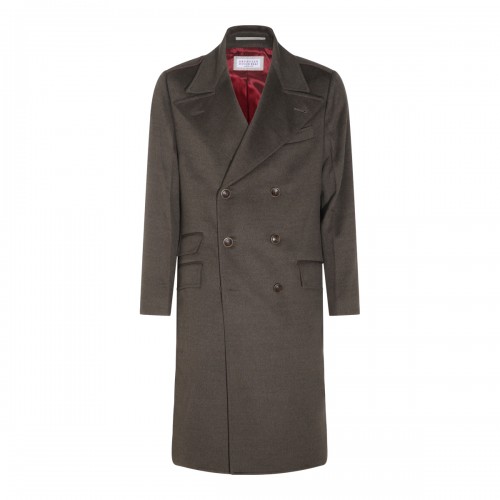 MUD VIRGIN WOOL LONG COAT