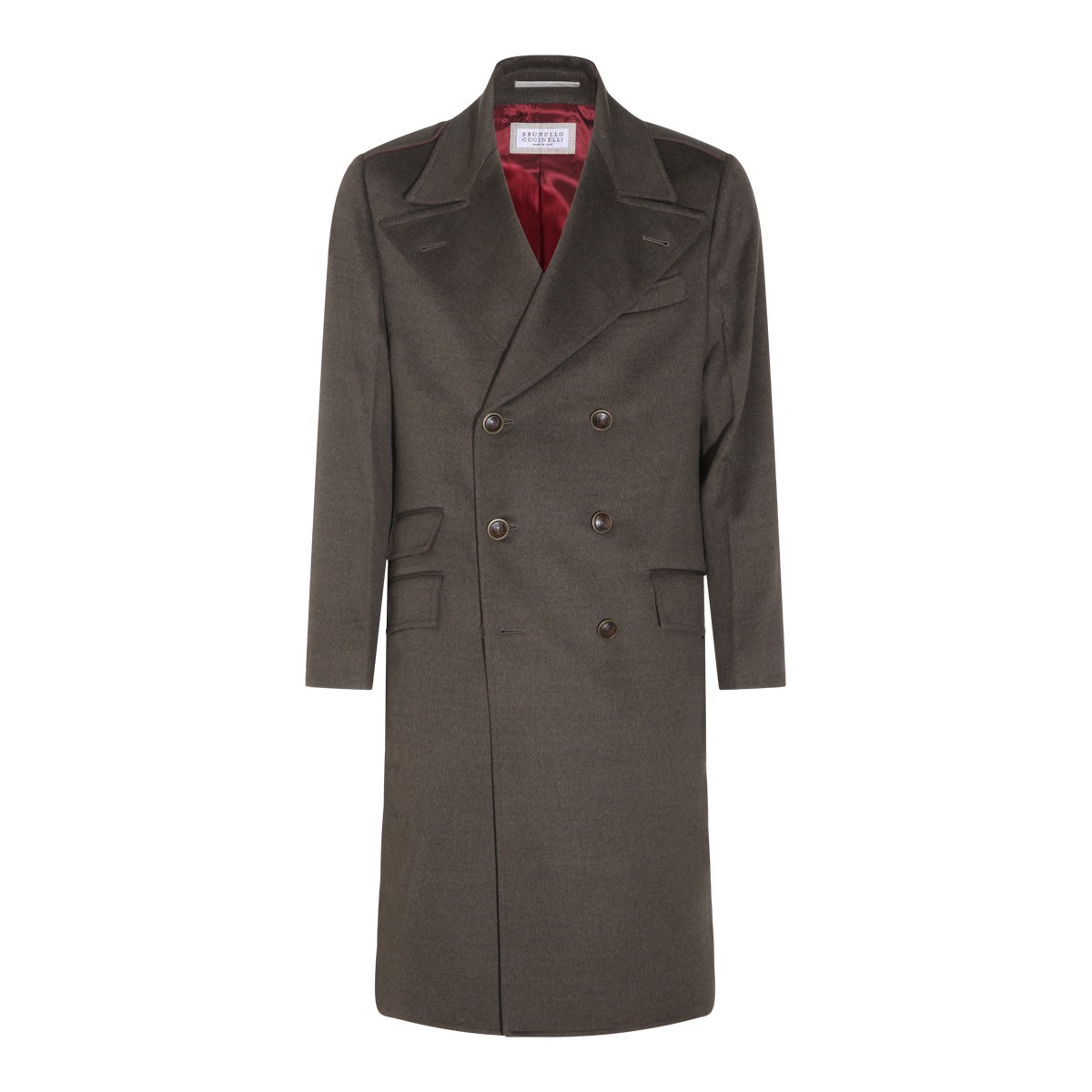 MUD VIRGIN WOOL LONG COAT