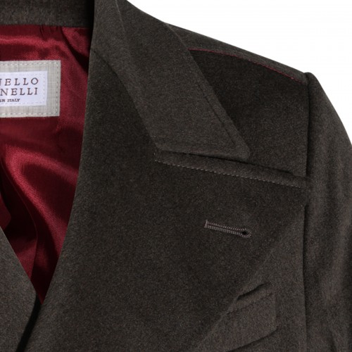 MUD VIRGIN WOOL LONG COAT